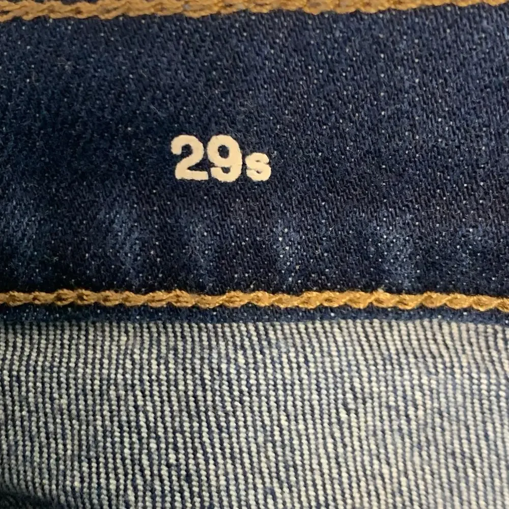 GAP Authentic Straight High Rise Jeans in Dark Indigo Size 29 Short - Picture 5 of 9